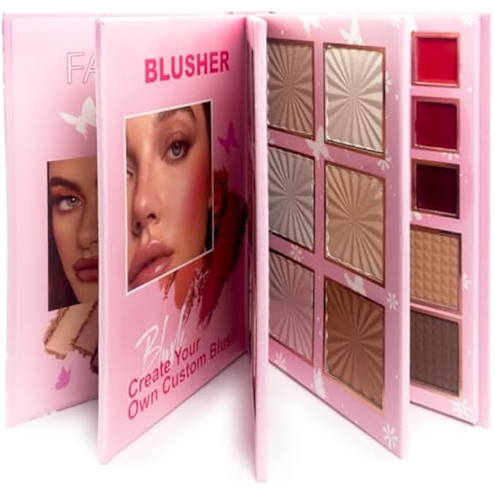 Gulf Girl - Fashion Butterfly, Professional Makeup Artist Kit Of 54 Color, Set Of Highlight, Eyeshadow, Blusher, Contour, Lip, Model - GF624 - Image 1